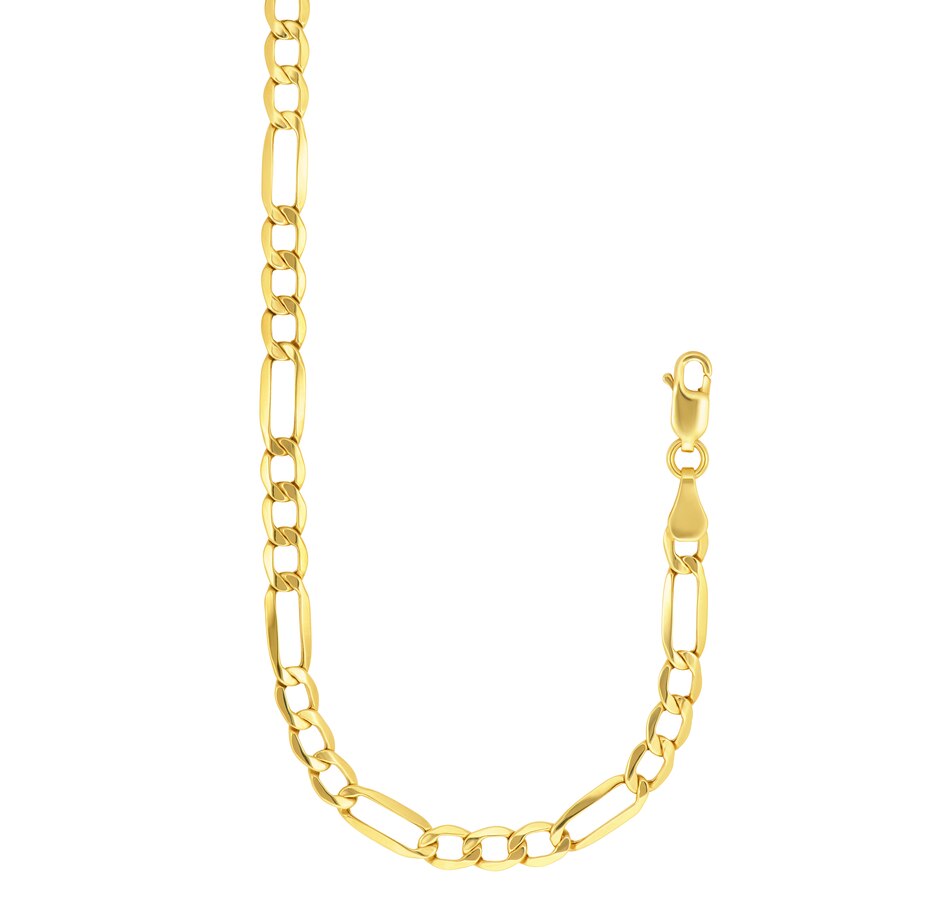 Image 719418.jpg, Product 719-418 / Price $429.99 - $499.99, Jewel of a Deal 10K Yellow Gold Hollow Figaro Chain  on TSC.ca's Jewellery department