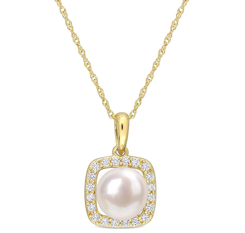 Jewellery Necklaces & Pendants Pendant Necklaces Amour Pearls 10K