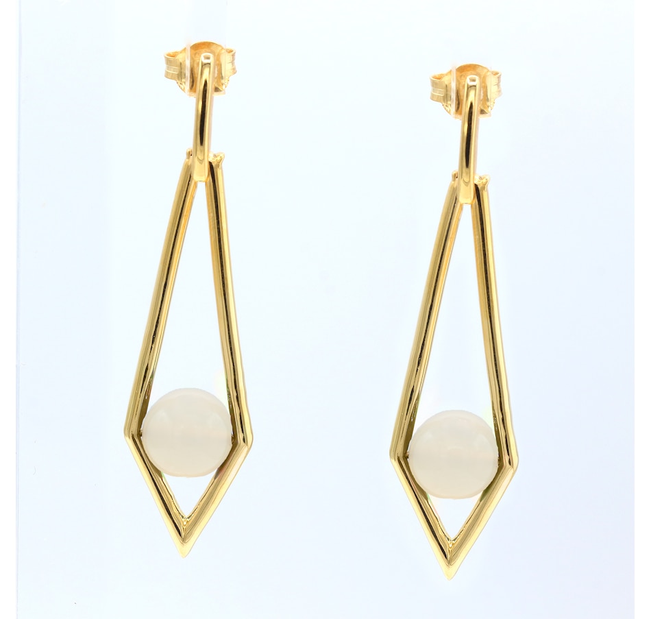 Image 719516_WHT.jpg, Product 719-516 / Price $149.99, .999 Jewels Red.999 Jewels Chalcedony Bead Drop Earrings from .999 Jewels on TSC.ca's Jewellery department