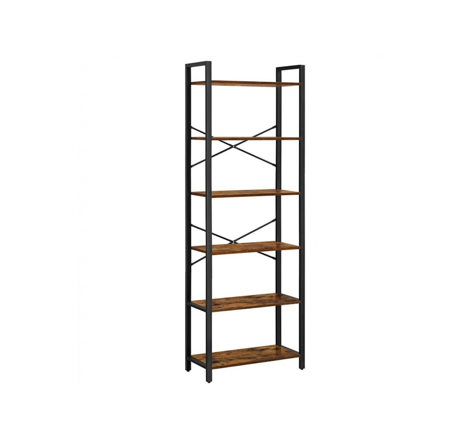 Image 719714_ALTMORE1.jpg, Product 719-714 / Price $129.99, Boutique Home 6-Tier Bookcase Storage Shelf (steel frame) from Boutique Home on TSC.ca's Home & Garden department