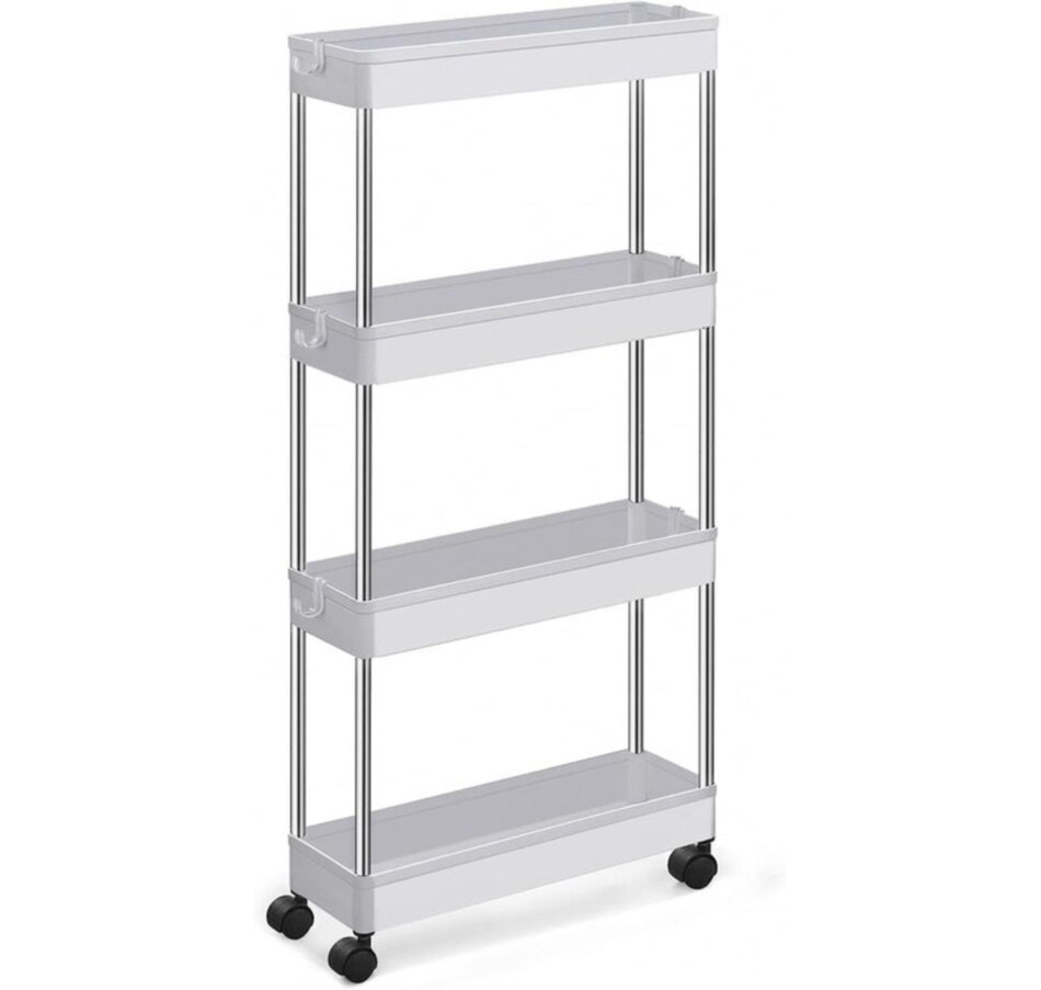 Image 719724.jpg, Product 719-724 / Price $34.99, Boutique Home 4-Tier Plastic Storage Trolley on Wheels for Small Spaces from Boutique Home on TSC.ca's Kitchen department