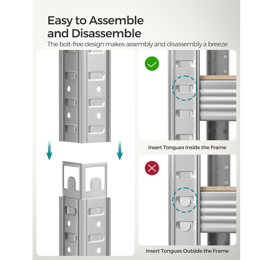 Image 719733_ALTMORE5.jpg, Product 719-733 / Price $139.99, Boutique Home 5-Tier Heavy-Duty Steel Shelving Storage Units (2-pack) from Boutique Home on TSC.ca's Home & Garden department