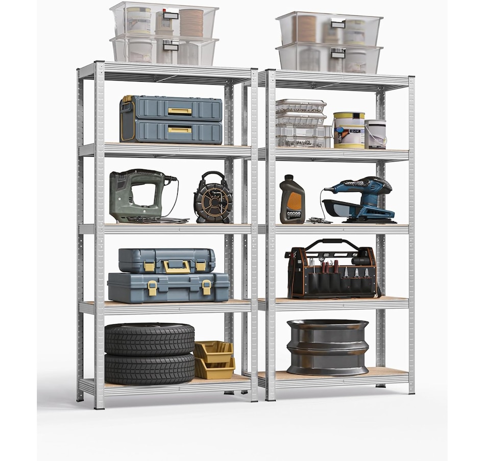 Image 719733_ALTMORE8.jpg, Product 719-733 / Price $139.99, Boutique Home 5-Tier Heavy-Duty Steel Shelving Storage Units (2-pack) from Boutique Home on TSC.ca's Home & Garden department