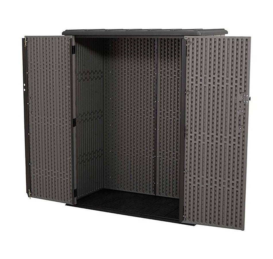 Image 719748_ALTMORE1.jpg, Product 719-748 / Price $579.99, Lifetime 53-Cubic-Foot Vertical Storage Shed with Rough-Cut Finish from Lifetime on TSC.ca's Home & Garden department