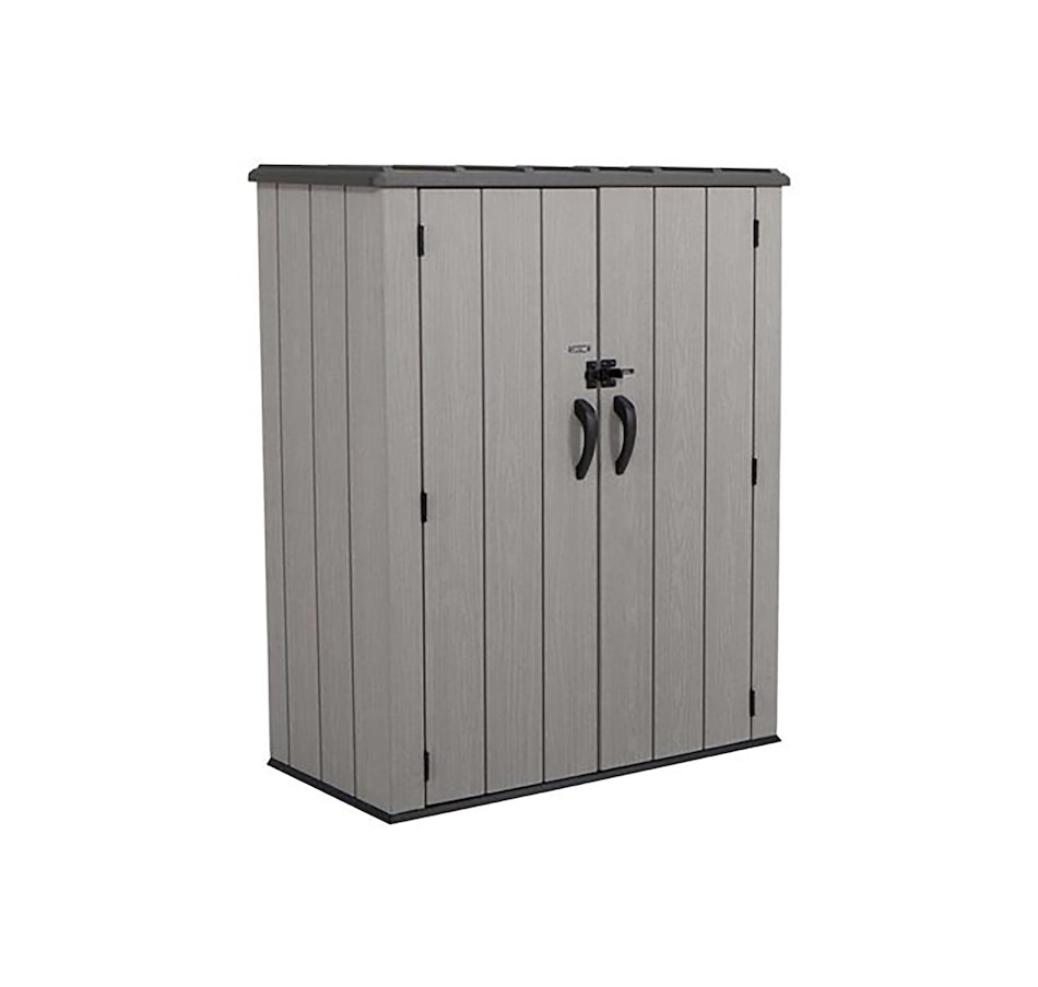 Image 719748_ALTMORE4.jpg, Product 719-748 / Price $579.99, Lifetime 53-Cubic-Foot Vertical Storage Shed with Rough-Cut Finish from Lifetime on TSC.ca's Home & Garden department