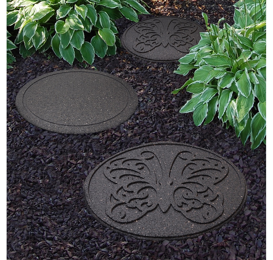 Image 719761_ALTMORE1.jpg, Product 719-761 / Price $54.99, Garden Central 18" x 18" Butterfly Round Stepping Stones (4-pack) from Garden Central on TSC.ca's Home & Garden department