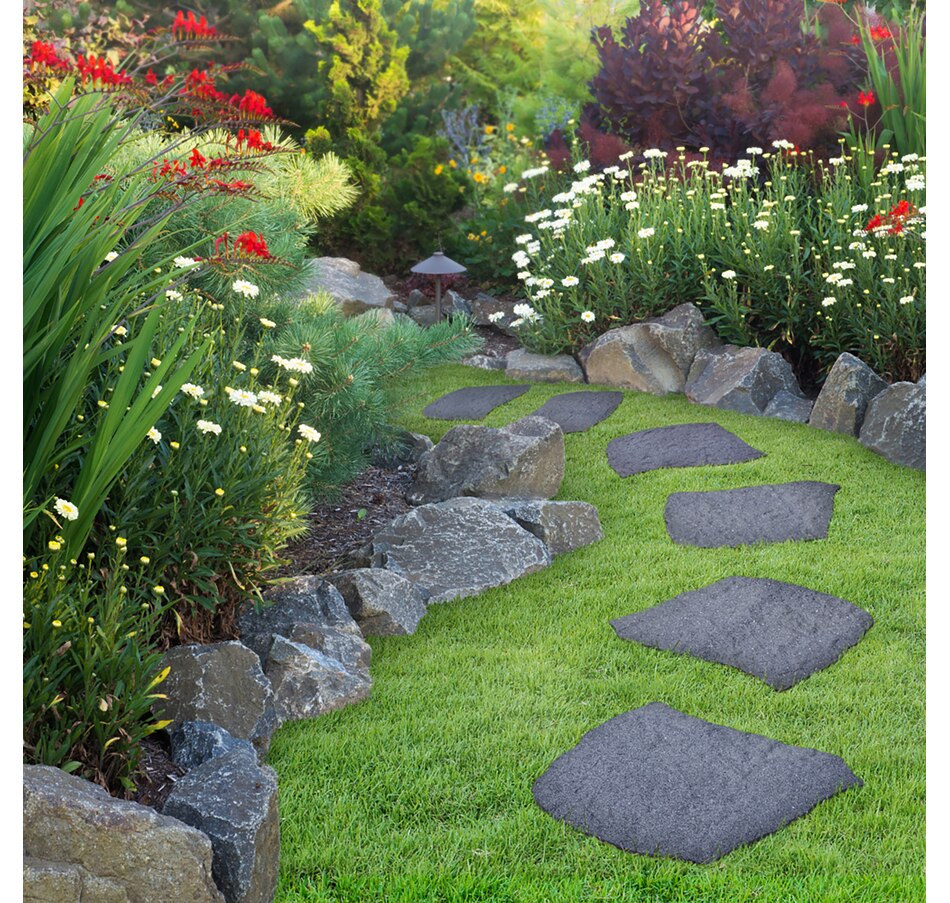 Image 719764_ALTMORE1.jpg, Product 719-764 / Price $54.99, Garden Central 18" x 18" Natural Rock Stepping Stones (4-pack) from Garden Central on TSC.ca's Home & Garden department
