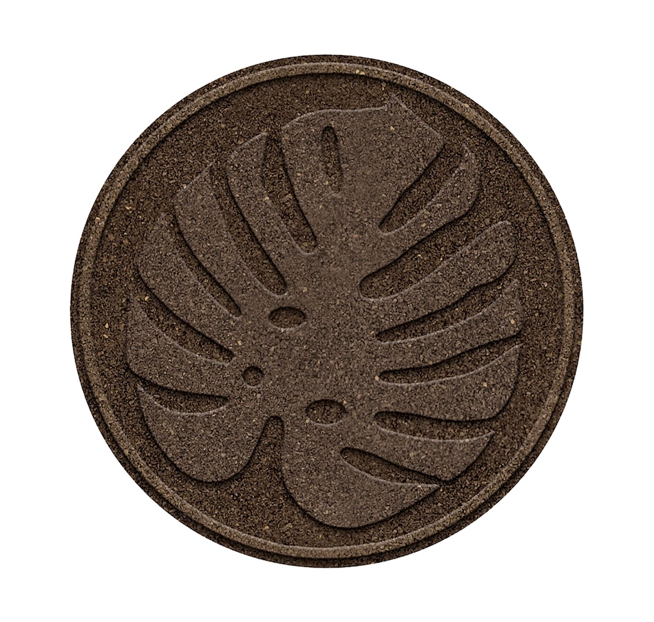Image 719765.jpg, Product 719-765 / Price $54.99, Garden Central 18" x 18" Tropical Leaf Round Stepping Stones (4-pack) from Garden Central on TSC.ca's Home & Garden department