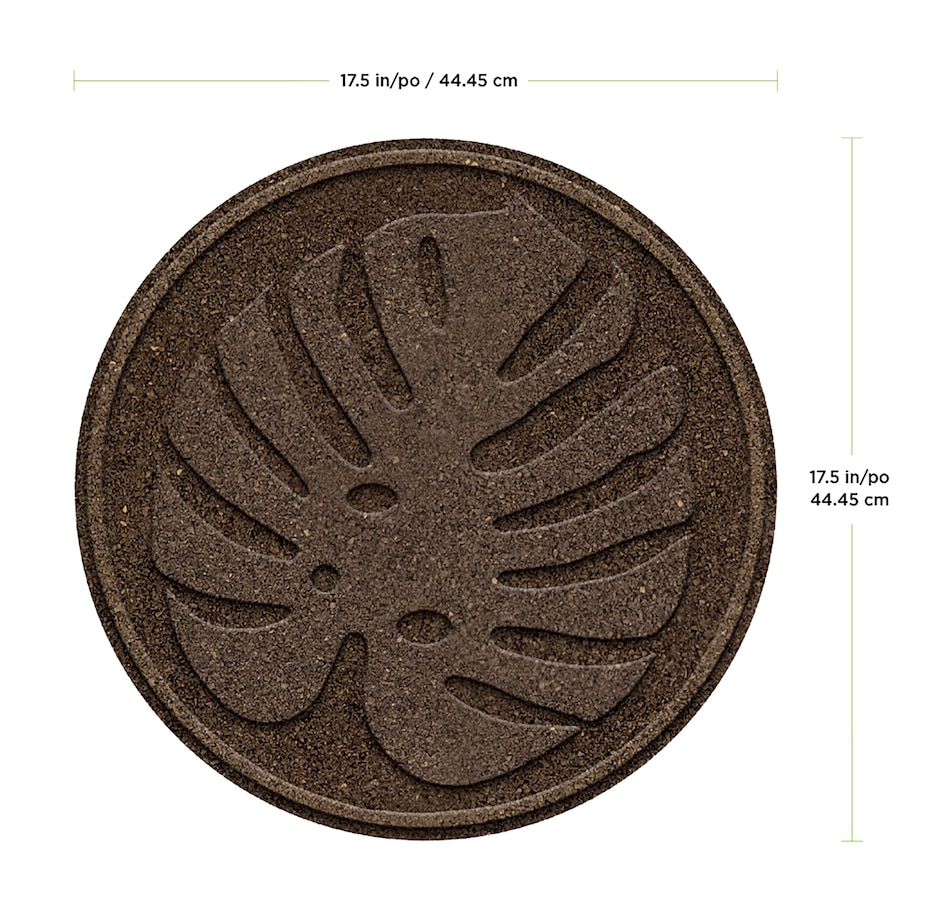 Image 719765_ALTMORE2.jpg, Product 719-765 / Price $54.99, Garden Central 18" x 18" Tropical Leaf Round Stepping Stones (4-pack) from Garden Central on TSC.ca's Home & Garden department