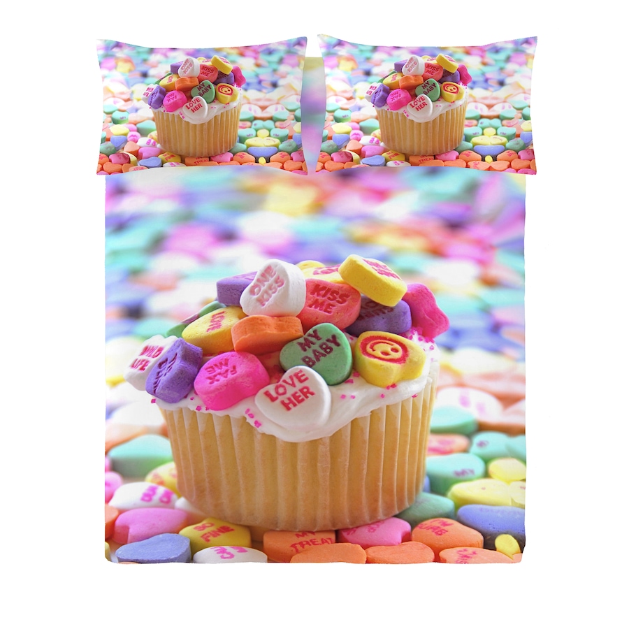 Image 719779_PNK.jpg, Product 719-779 / Price $234.99, Gouchee Home Cupcake Duvet Cover Set from Gouchee Home on TSC.ca's Home & Garden department