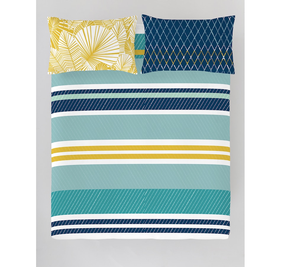 Image 719793_TRQ.jpg, Product 719-793 / Price $229.99 - $254.99, Gouchee Home Belang Duvet Cover Set from Gouchee Home on TSC.ca's Home & Garden department