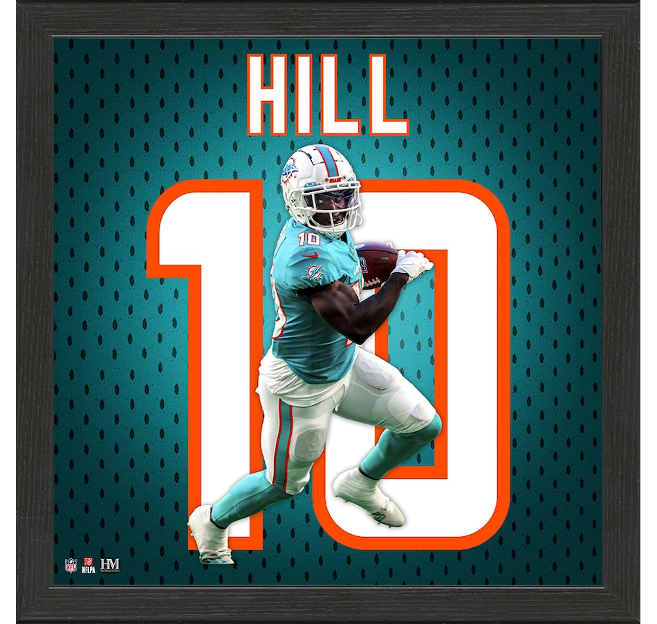 Sports - Sports Memorabilia - Prints & Frames - Tyreek Hill Miami Dolphins  Jersey Impact Frame - Online Shopping for Canadians