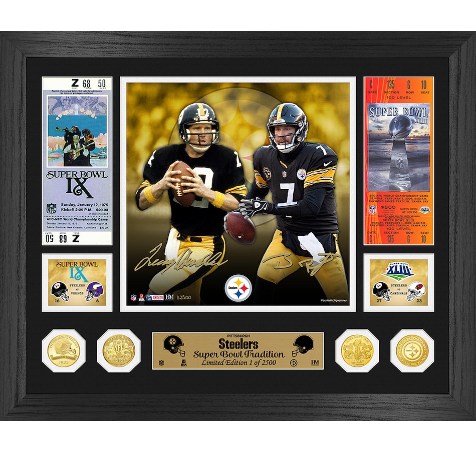 Ben Roethlisberger Pittsburgh Steelers Super Bowl XLV Reebok