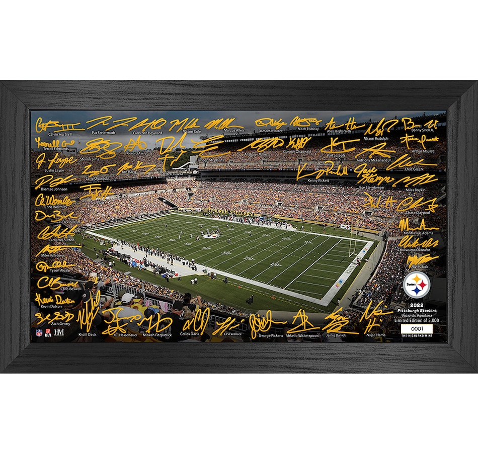 Image 719943.jpg, Product 719-943 / Price $88.99, Pittsburgh Steelers 2022 Signature Gridiron Collection from Highland Mint on TSC.ca's Sports department