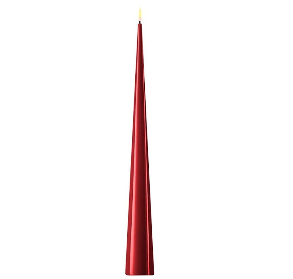 Image 721037_BD.jpg, Product 721-037 / Price $29.50 - $35.50, Deluxe Home Art Wax LED Christmas Cones Candle from Deluxe Home Art on TSC.ca's Home & Garden department