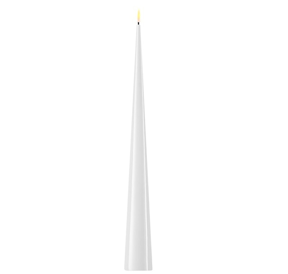 Image 721037_WHT.jpg, Product 721-037 / Price $29.50 - $35.50, Deluxe Home Art Wax LED Christmas Cones Candle from Deluxe Home Art on TSC.ca's Home & Garden department