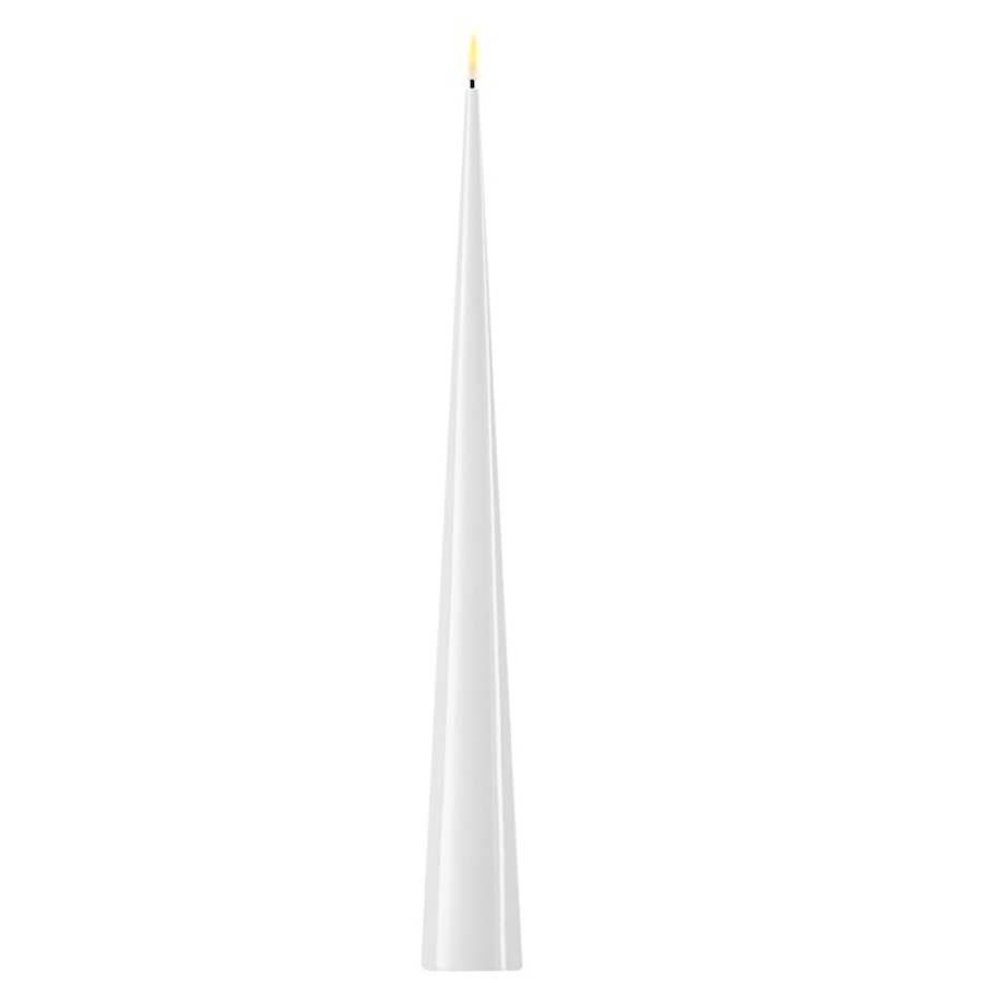 Image 721037_WHT.jpg, Product 721-037 / Price $34.99 - $41.99, Deluxe Home Art Wax LED Christmas Cones Candle from Deluxe Home Art on TSC.ca's Home & Garden department