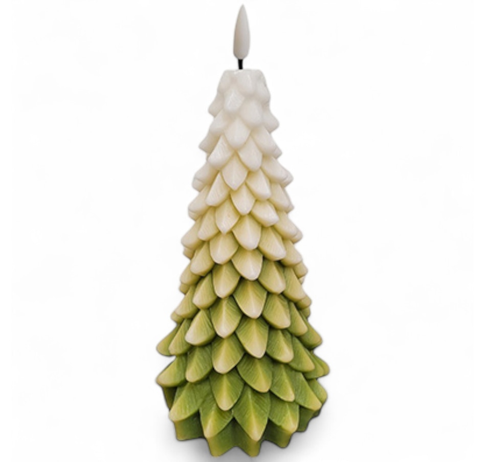 Image 721038_FGR.jpg, Product 721-038 / Price $33.00 - $55.00, Deluxe Home Art Wax LED Pine Tree Candle from Deluxe Home Art on TSC.ca's Home & Garden department