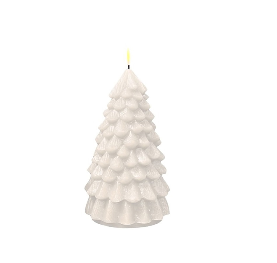 Image 721038_WHT.jpg, Product 721-038 / Price $33.00 - $55.00, Deluxe Home Art Wax LED Pine Tree Candle from Deluxe Home Art on TSC.ca's Home & Garden department