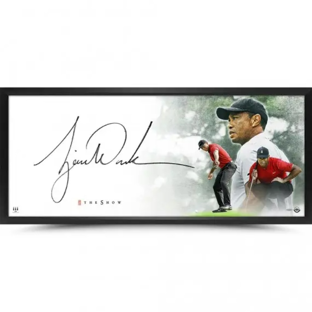 Upper Deck Tiger Woods Autographed The Show 