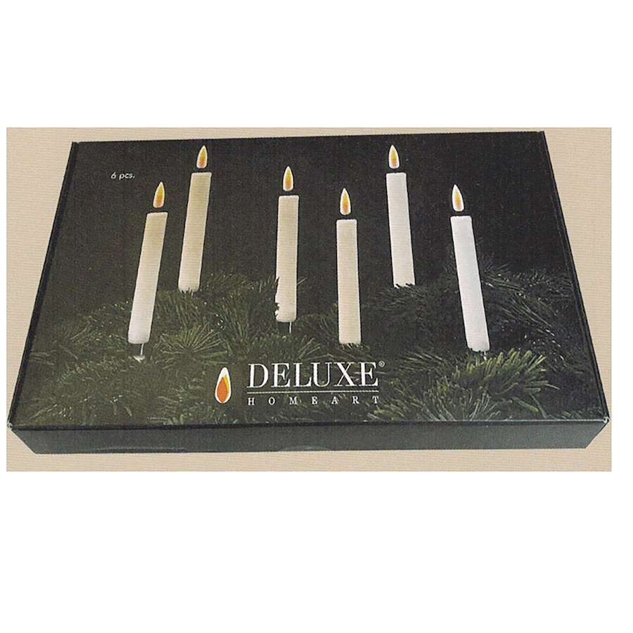 Image 721102_ALTMORE1.jpg, Product 721-102 / Price $79.99, Deluxe Home Art Wax LED Christmas Tree Candles (set of 6) from Deluxe Home Art on TSC.ca's Home & Garden department