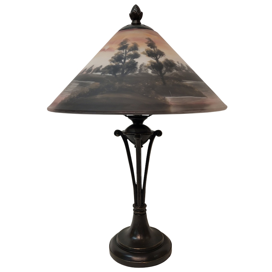 Image 721133_ALTMORE1.jpg, Product 721-133 / Price $229.99, Fine Art Lighting Hand-Painted Handel-Style Glass Table Lamp (12"D x 17.25"H) from Fine Art Lighting on TSC.ca's Home & Garden department