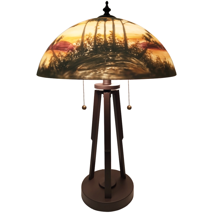 Image 721134_ALTMORE1.jpg, Product 721-134 / Price $454.99, Fine Art Lighting Hand-Painted Handel-Style Glass Table Lamp (16"D x 24.25"H) from Fine Art Lighting on TSC.ca's Home & Garden department