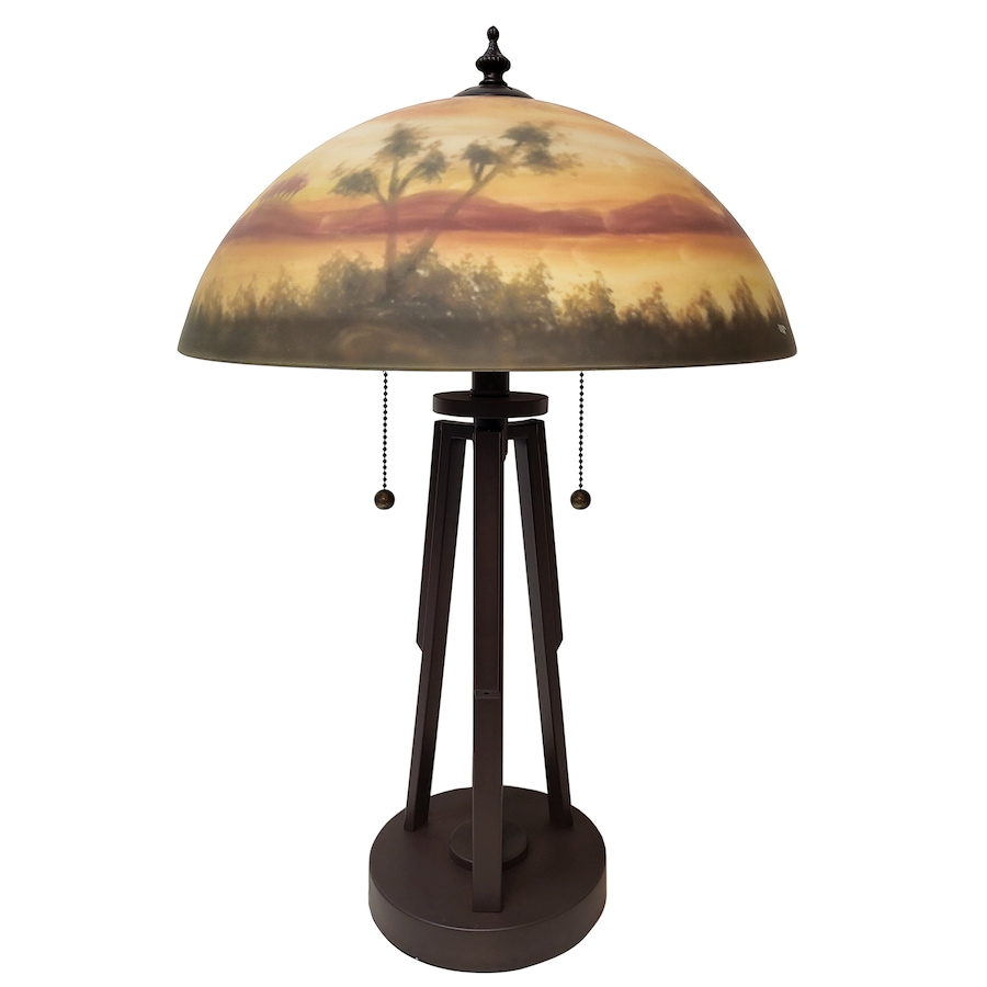 Image 721134_ALTMORE2.jpg, Product 721-134 / Price $454.99, Fine Art Lighting Hand-Painted Handel-Style Glass Table Lamp (16"D x 24.25"H) from Fine Art Lighting on TSC.ca's Home & Garden department