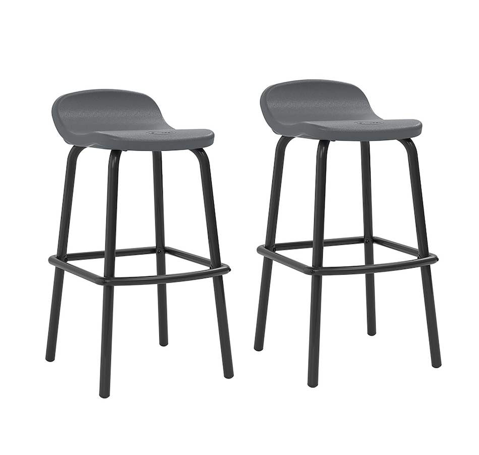 Image 721155.jpg, Product 721-155 / Price $289.99, Suncast Outdoor Bar Stools (2-pack, cool grey) from Suncast on TSC.ca's Home & Garden department