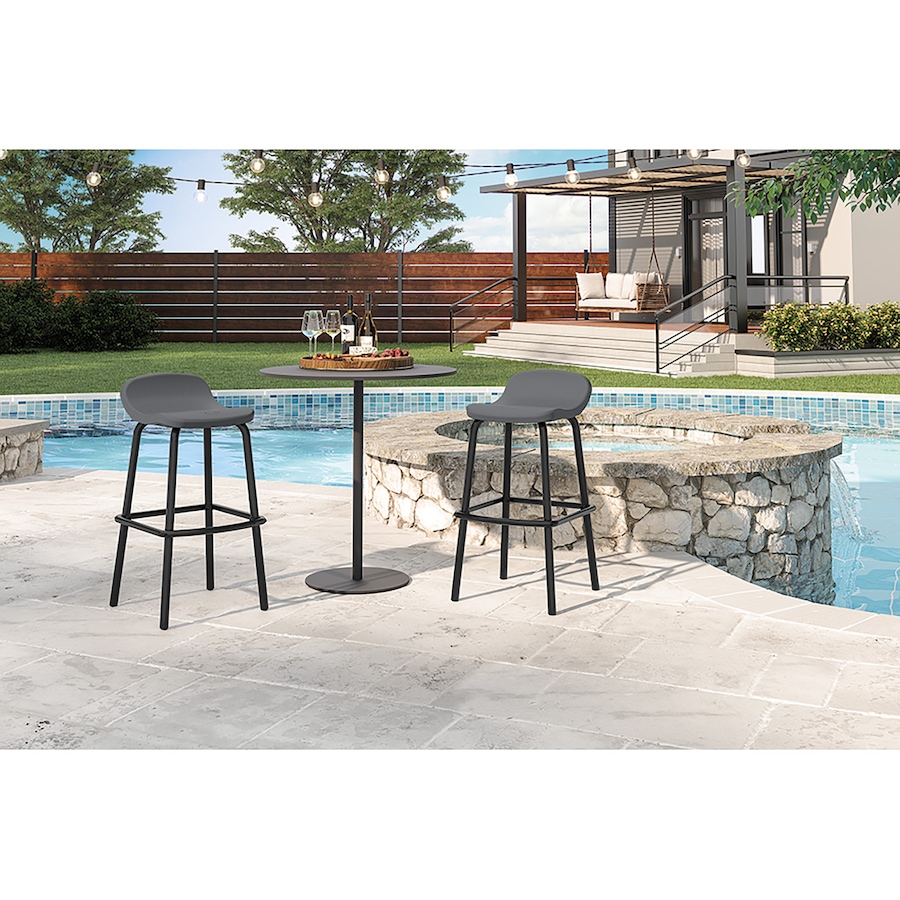 Image 721155_ALTMORE3.jpg, Product 721-155 / Price $289.99, Suncast Outdoor Bar Stools (2-pack, cool grey) from Suncast on TSC.ca's Home & Garden department