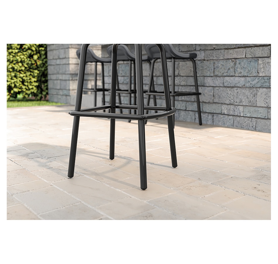 Image 721155_ALTMORE4.jpg, Product 721-155 / Price $289.99, Suncast Outdoor Bar Stools (2-pack, cool grey) from Suncast on TSC.ca's Home & Garden department