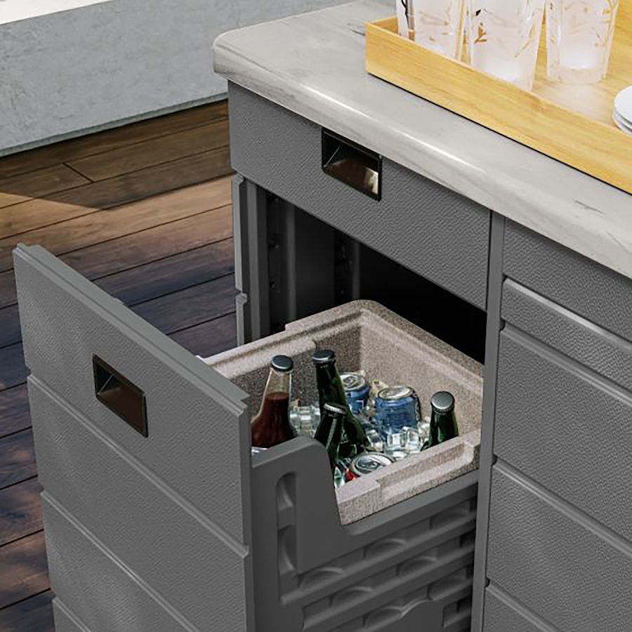Image 721157_ALTMORE3.jpg, Product 721-157 / Price $139.99, Suncast Insulated Foam Cooler (silver) from Suncast on TSC.ca's Home & Garden department