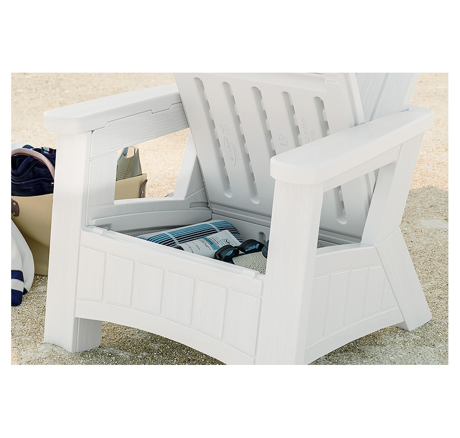 Image 721160_ALTMORE2.jpg, Product 721-160 / Price $229.99, Suncast Adirondack Chair with Storage (ice cube) from Suncast on TSC.ca's Home & Garden department