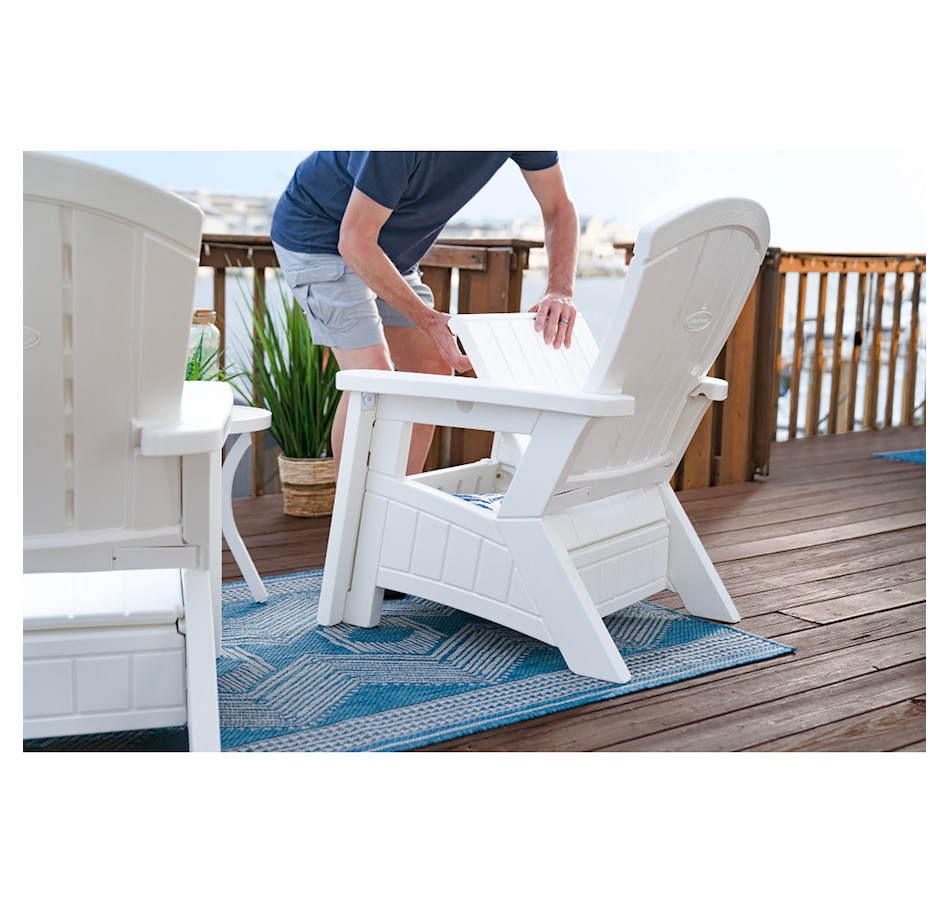 Image 721160_ALTMORE3.jpg, Product 721-160 / Price $229.99, Suncast Adirondack Chair with Storage (ice cube) from Suncast on TSC.ca's Home & Garden department