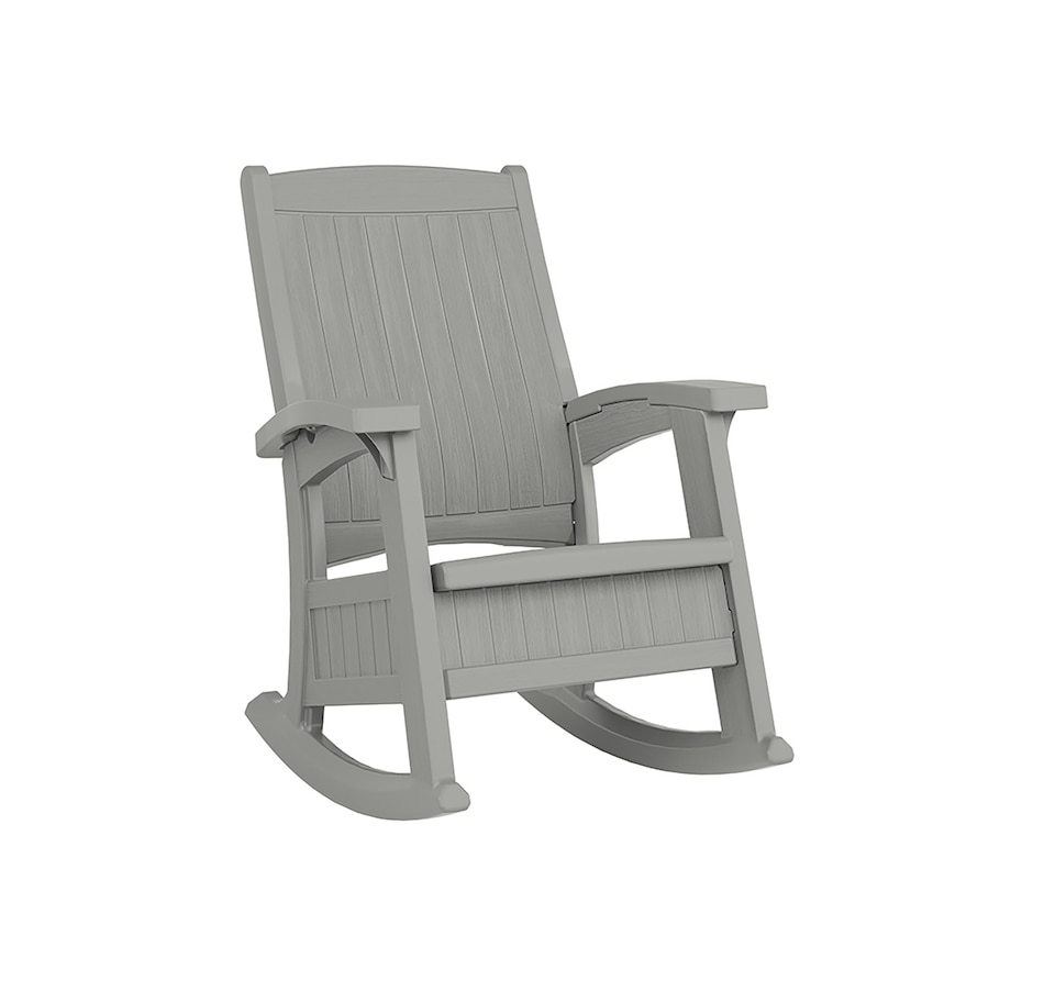 Image 721165.jpg, Product 721-165 / Price $289.99, Suncast Rocking Chair with Storage (dove grey) from Suncast on TSC.ca's Home & Garden department