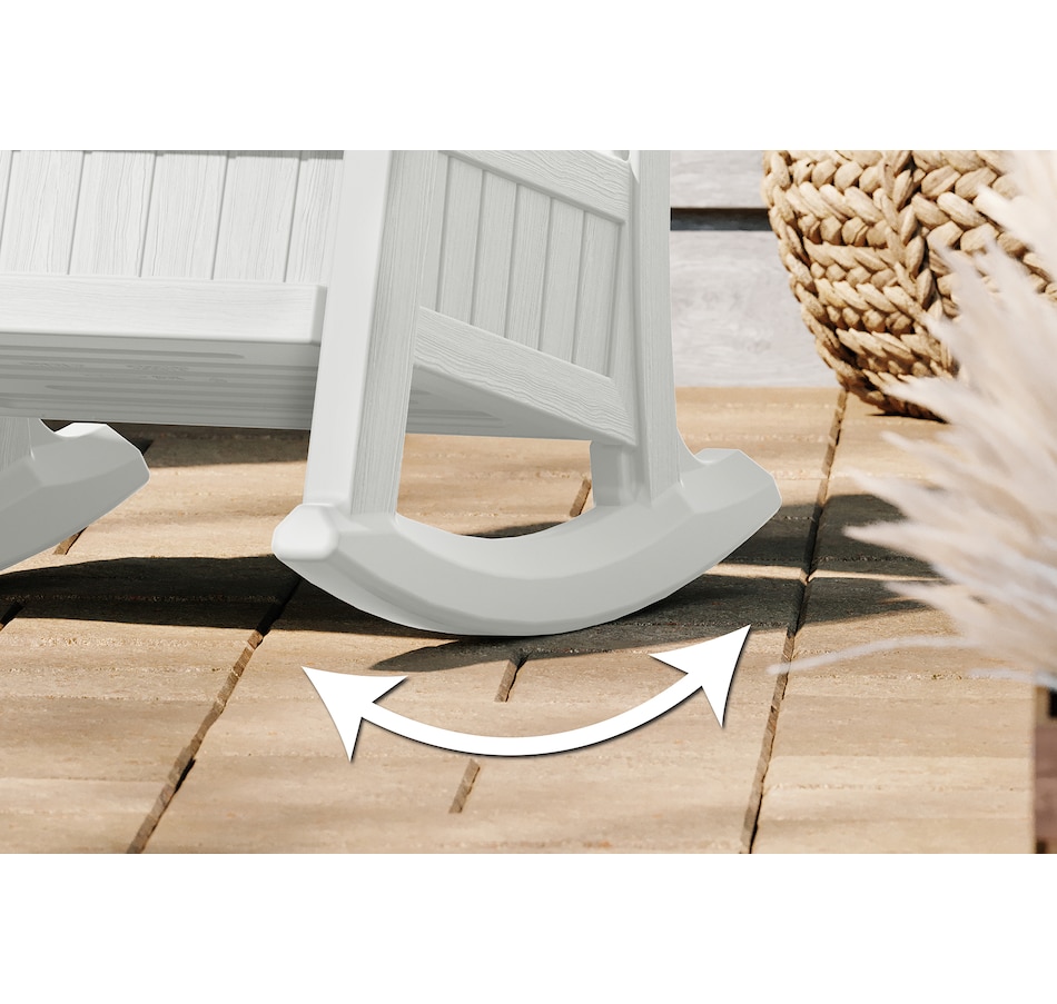 Image 721166_ALTMORE4.jpg, Product 721-166 / Price $289.99, Suncast Rocking Chair with Storage (ice cube) from Suncast on TSC.ca's Home & Garden department