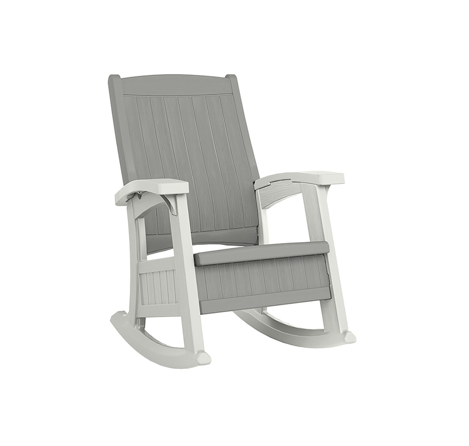 Image 721167.jpg, Product 721-167 / Price $289.99, Suncast Rocking Chair with Storage (dove grey) from Suncast on TSC.ca's Home & Garden department