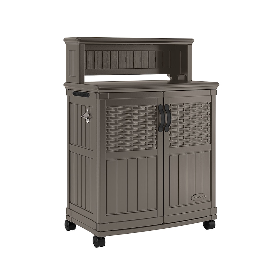 Image 721169.jpg, Product 721-169 / Price $364.99, Suncast Patio Storage And Prep Station (stoney) from Suncast on TSC.ca's Home & Garden department