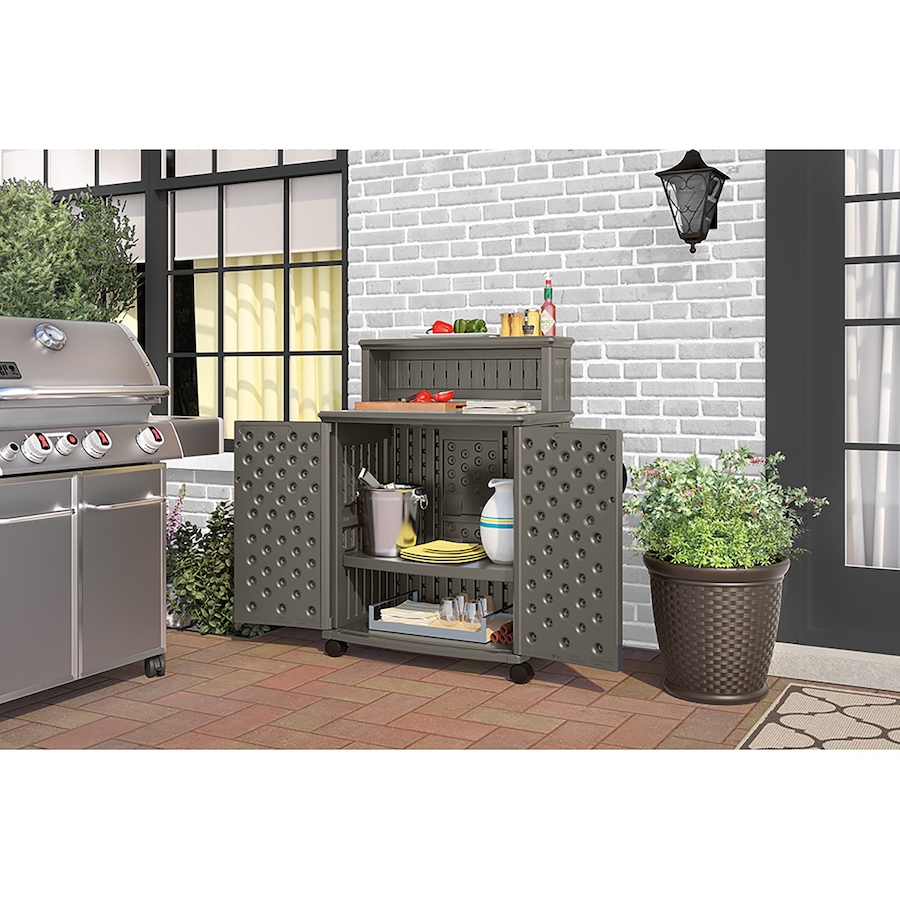 Image 721169_ALTMORE2.jpg, Product 721-169 / Price $364.99, Suncast Patio Storage And Prep Station (stoney) from Suncast on TSC.ca's Home & Garden department