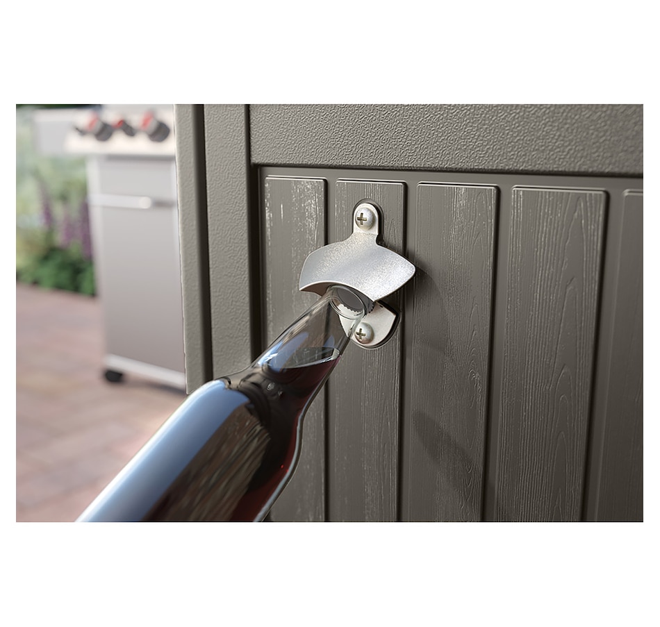 Image 721169_ALTMORE3.jpg, Product 721-169 / Price $364.99, Suncast Patio Storage And Prep Station (stoney) from Suncast on TSC.ca's Home & Garden department