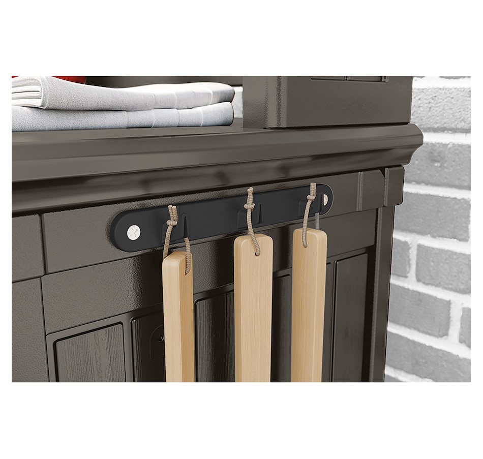 Image 721169_ALTMORE4.jpg, Product 721-169 / Price $364.99, Suncast Patio Storage And Prep Station (stoney) from Suncast on TSC.ca's Home & Garden department