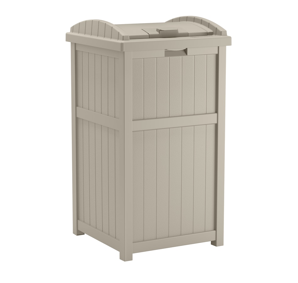 Image 721171.jpg, Product 721-171 / Price $99.99, Suncast Trash Hideaway (light taupe) from Suncast on TSC.ca's Home & Garden department