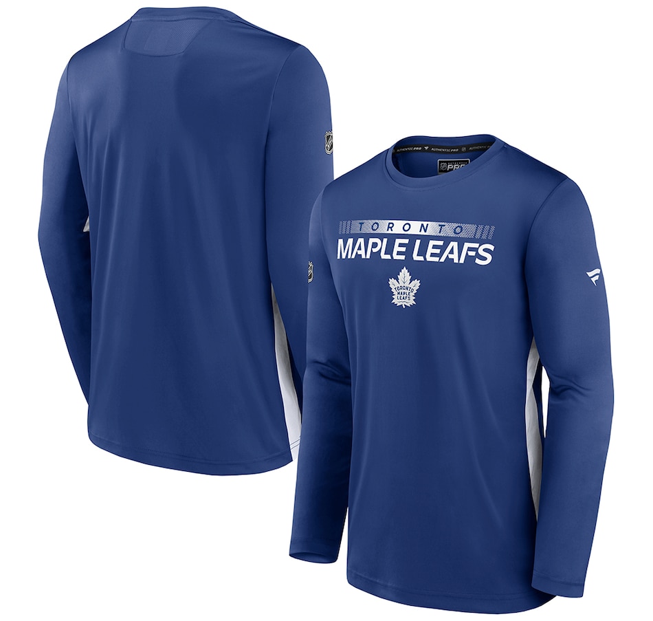 Image 721179.jpg, Product 721-179 / Price $79.99, Men's Toronto Maple Leafs Authentic Pro Long Sleeve Tech T-Shirt on TSC.ca's Sports department