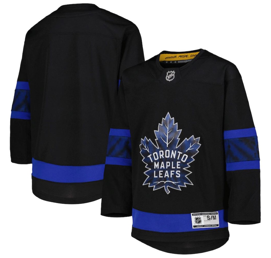 Adidas Authentic Toronto Maple Leafs NHL Jersey Black Flipside Alternate 52