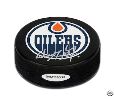 Upper Deck Authenticated Autographed Wayne Gretzky Edmonton Oilers Puck