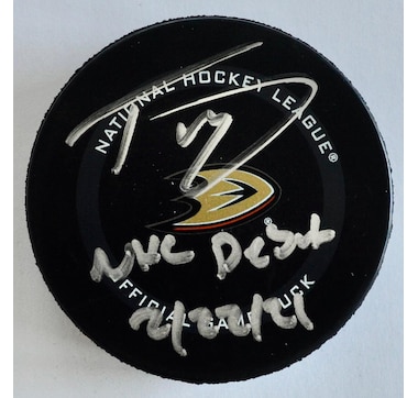 Trevor Zegras Anaheim Ducks Fanatics Authentic Autographed adidas