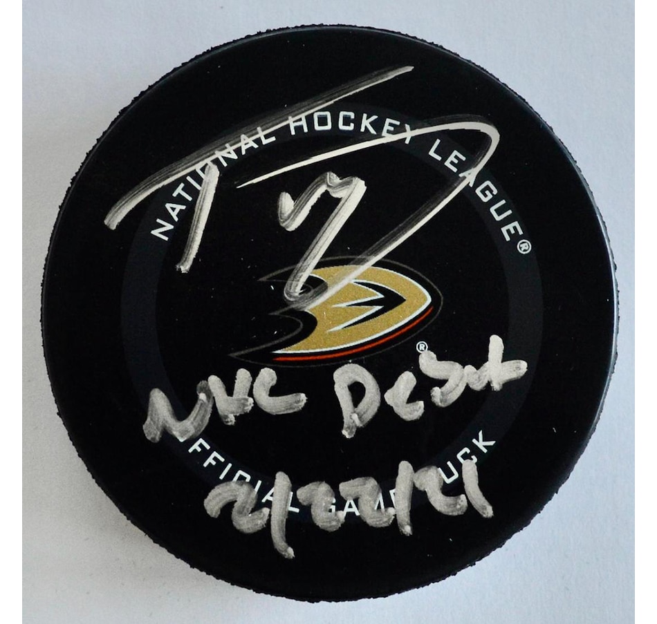 Trevor Zegras Anaheim Ducks Fanatics Authentic Autographed