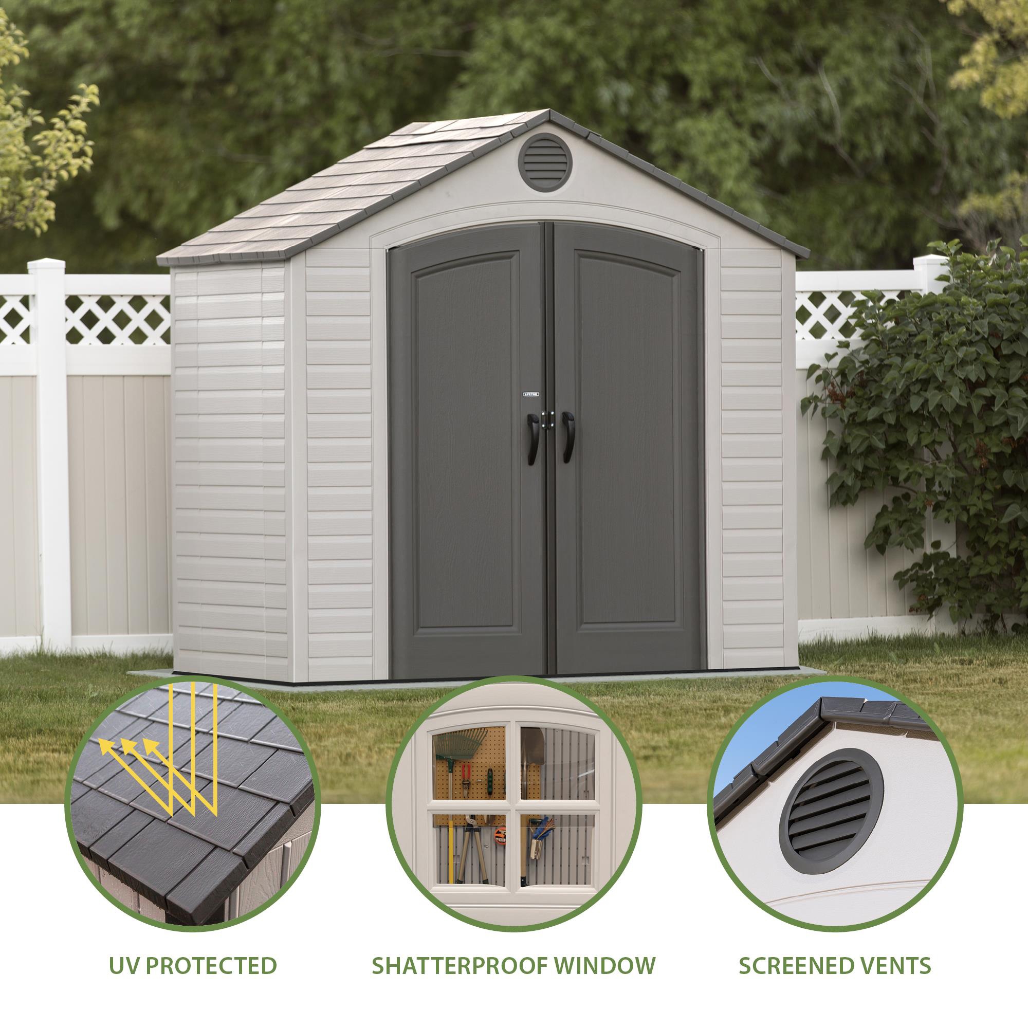 Lifetime 8' x 5' Outdoor Storage Shed - TSC.ca