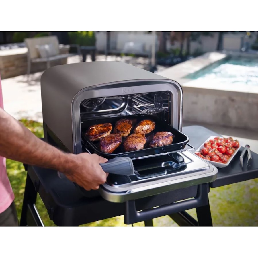 Image 721308_ALTMORE3.jpg, Product 721-308 / Price $499.99, Ninja OO101LWC Woodfire 8-in-1 Outdoor Oven, Pizza Oven from Ninja on TSC.ca's Kitchen department