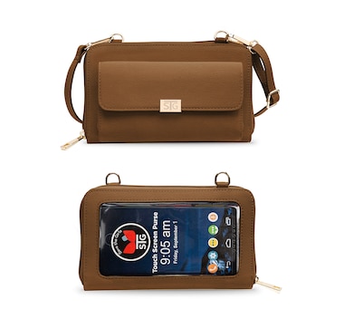 Save the Girls Captiva Touchscreen Purse With 10 Credit Card Slots And 2 Pockets